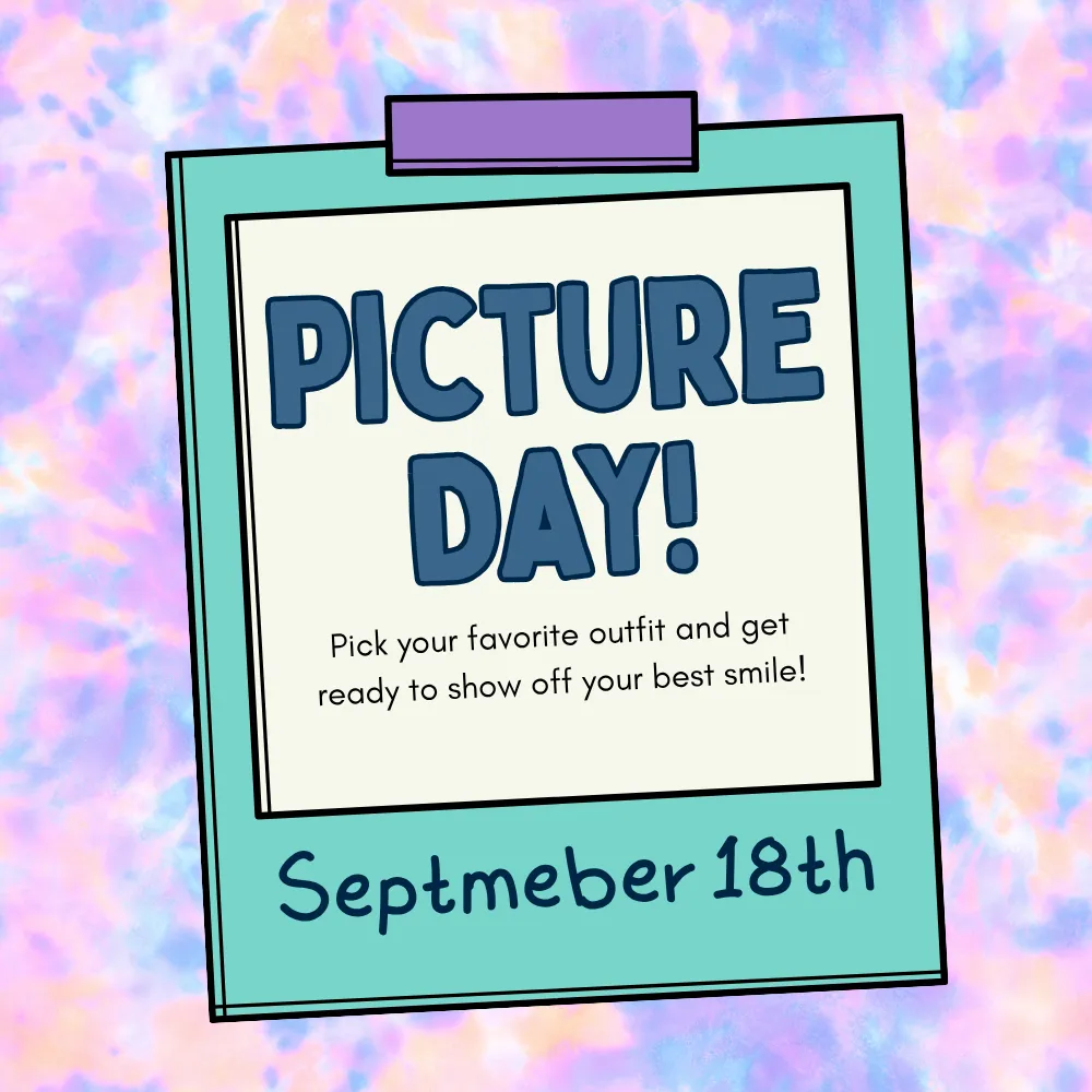 Flyer for picture day September 18th
